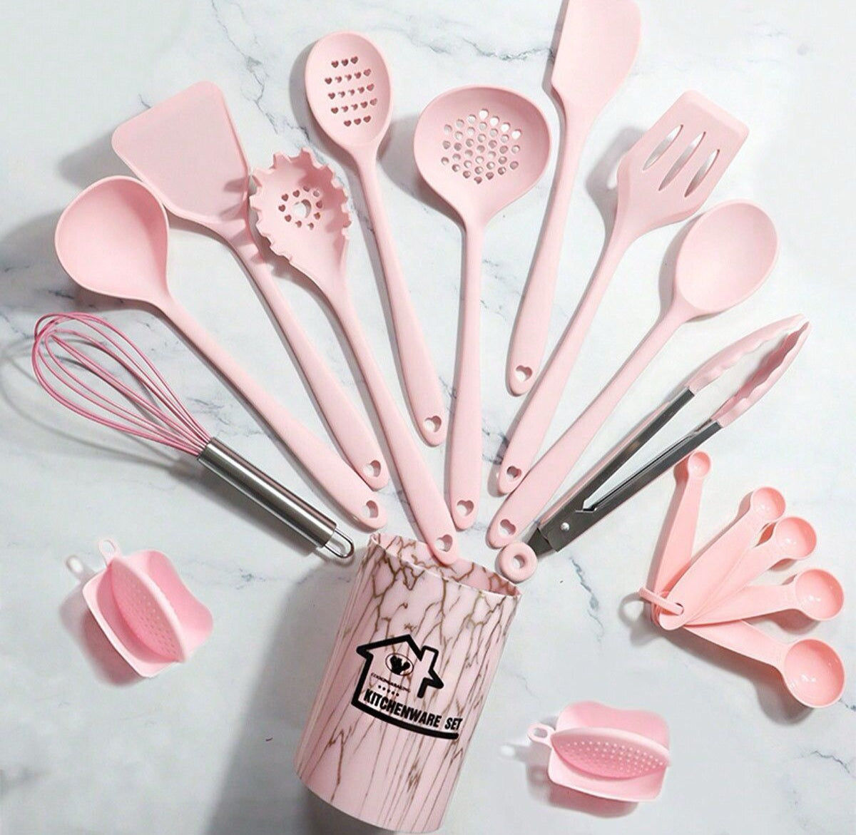 10pc Silicone Kitchen Utensil set