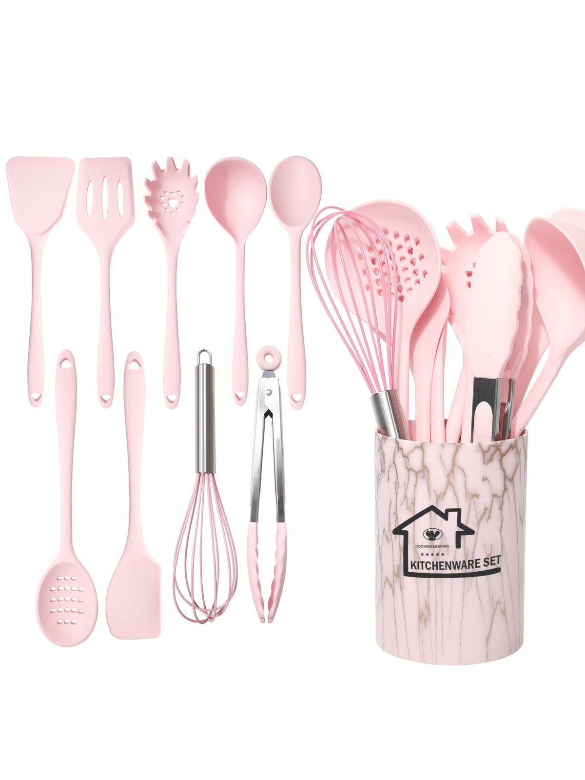 10pc Silicone Kitchen Utensil set